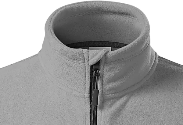 Fleece-Kontrastjacke für Herren - Reißverschluss bis zum Kinn