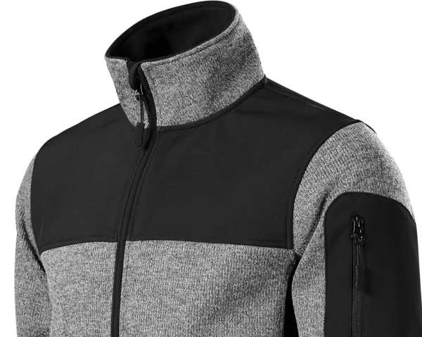 Herrenjacke für Freizeit - Dunkle Kontrastdetails