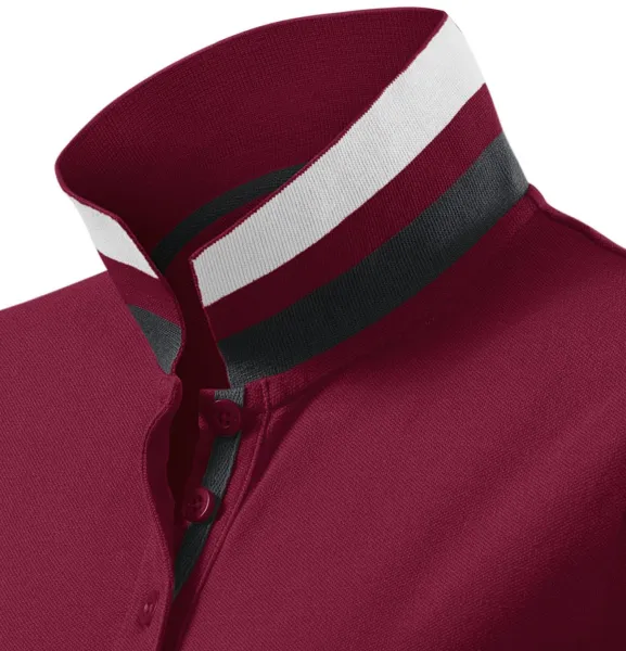 Damen Poloshirt mit Stehkragen - Kragen mit zwei Tragemöglichkeiten