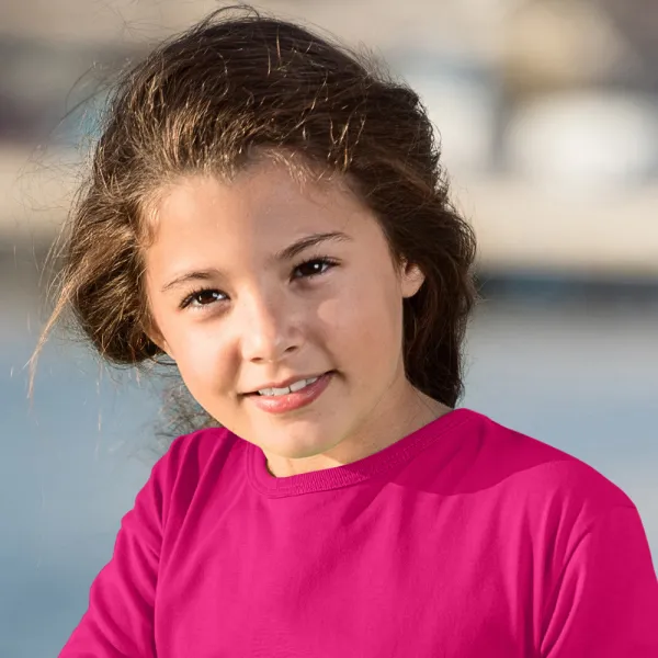 LangarmShirt für Kinder - Klassischer Rundhalsausschnitt