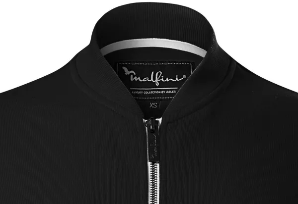 Damen Sweatshirt mit versteckten Taschen - Bomberkragen