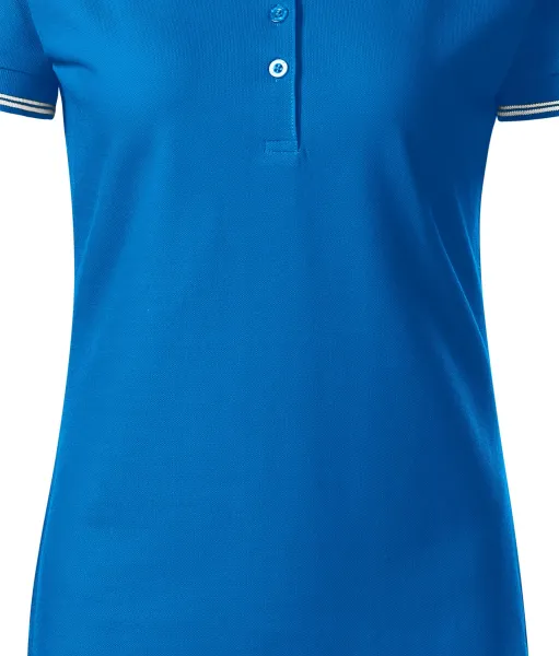 Damen Poloshirt mit kurzen Ärmeln - Konisch geschnittener, taillierter Schnitt