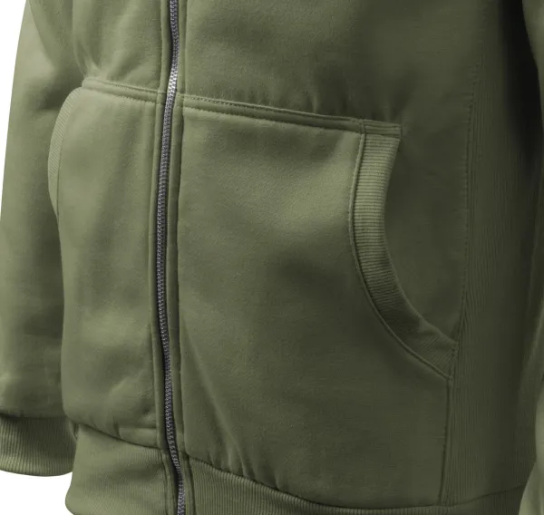 Herren Sweatshirt ohne Kapuze - Taschen im Känguru-Stil