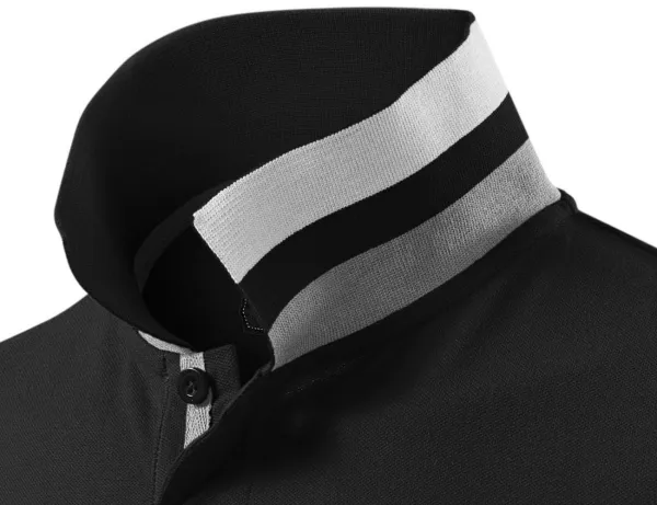 Herren Poloshirt mit Stehkragen - Kragen mit zwei Tragemöglichkeiten