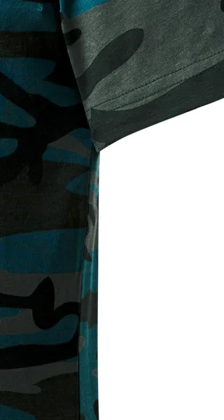 T-Shirt der Camouflage-Kinder - Schnitt mit Seitennähten