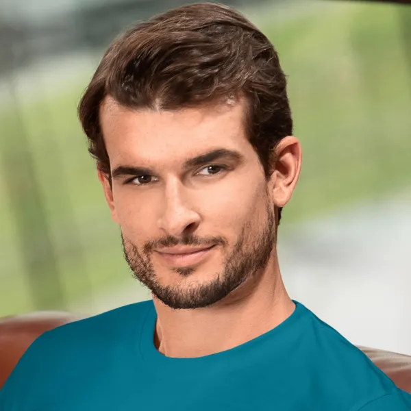 T-Shirt mit höherem Gewicht Unisex - Klassischer Rundhalsausschnitt