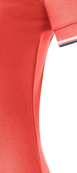 Klassisches Poloshirt für Damen - Schnitt mit Seitennähten