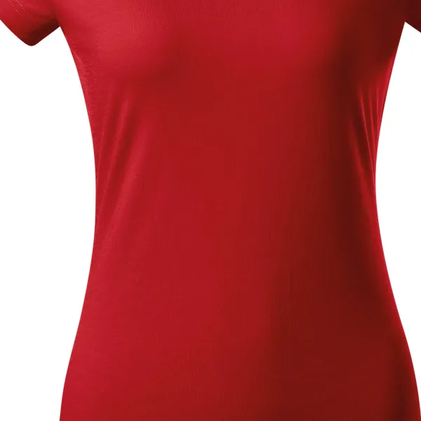 Slim Fit Damen T-Shirt mit V-Ausschnitt - Sanft taillierter Schnitt