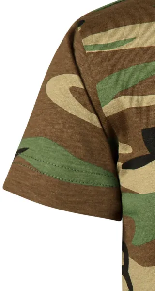 T-Shirt der Camouflage-Kinder - Klassische kurze Ärmel