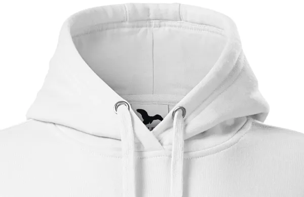 Damen Sweatshirt mit Kapuze ohne Reißverschluss - Kapuze mit Kordelzügen