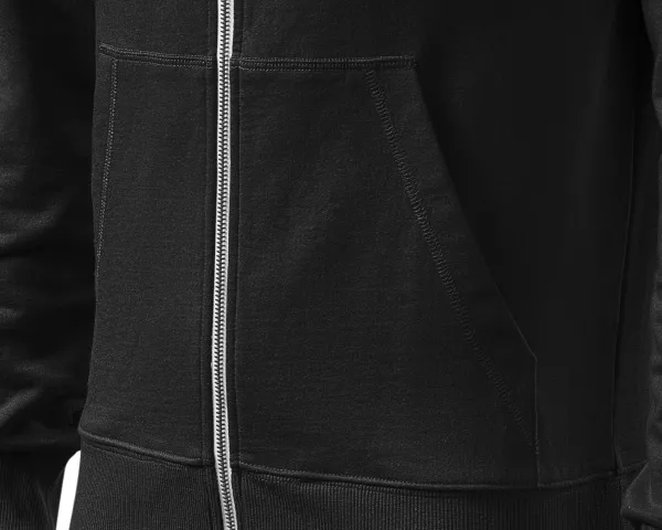 Kontrastiertes Herren-Sweatshirt mit Kapuze - Taschen im Känguru-Stil