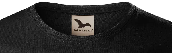 Herren-T-Shirt aus strukturierter Bio-Baumwolle - Klassischer Rundhalsausschnitt