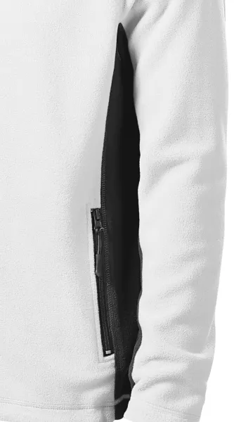 Fleece-Kontrastjacke für Herren - Dunkle Kontrastdetails