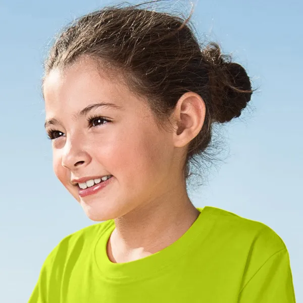 Leichtes Kinder T-Shirt - Klassischer Rundhalsausschnitt