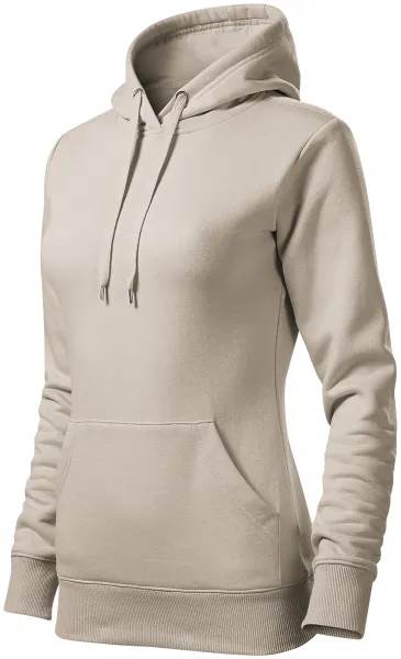 Damen Sweatshirt mit Kapuze ohne Reißverschluss - Damen-Sweatshirt ohne Reißverschluss und mit Kapuze