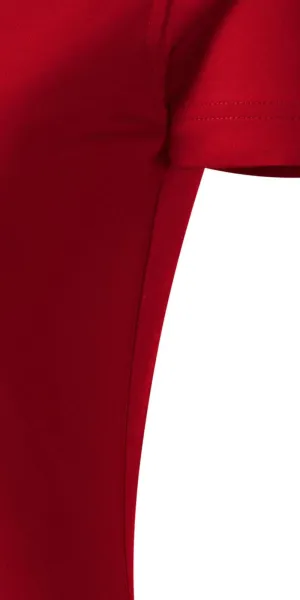 Damen elegantes mercerisiertes Poloshirt - Mit Seitennähten geschnitten