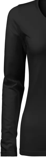 Eng anliegendes Damen-T-Shirt mit langen Ärmeln - Klassische lange Ärmel