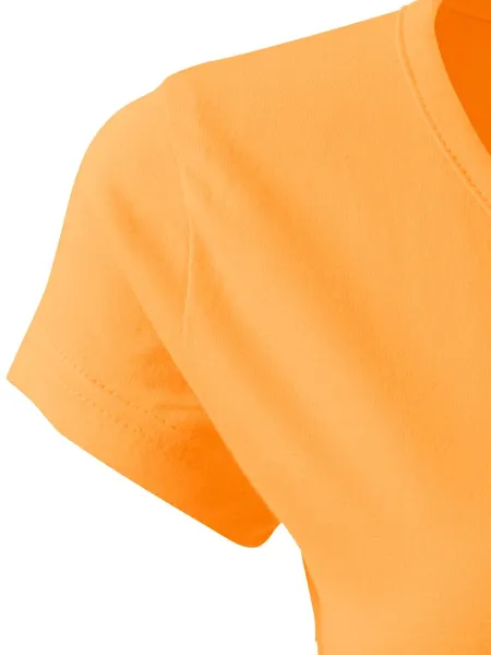 Damen T-Shirt mit sehr kurzen Ärmeln - Sehr kurze Ärmel