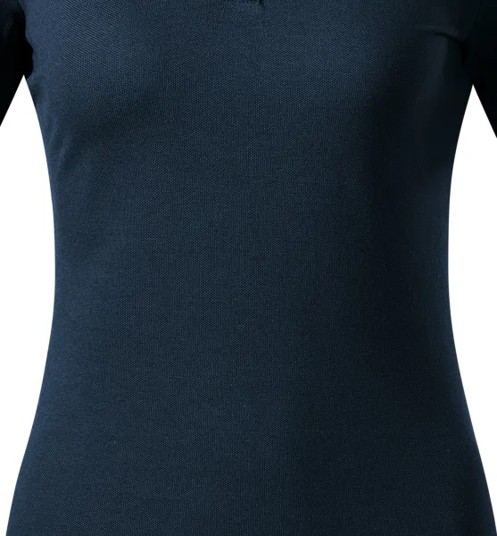 Damen-Poloshirt mit Bomberkragen - Sanft zulaufender Schnitt