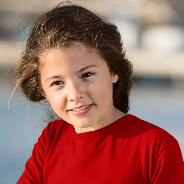 LangarmShirt für Kinder - Klassischer Rundhalsausschnitt