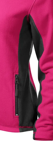 Damen Fleece-Kontrastjacke - Dunkle Kontrastdetails