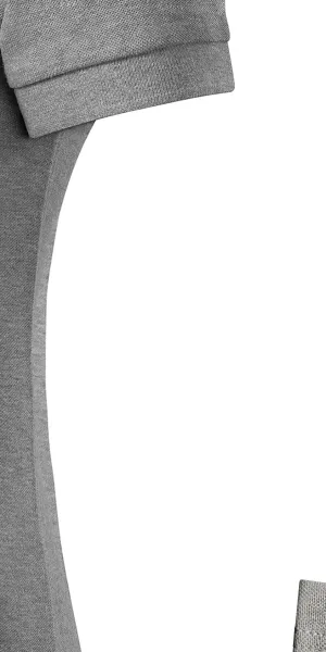 Damen einfaches Poloshirt - Mit Seitennähten geschnitten