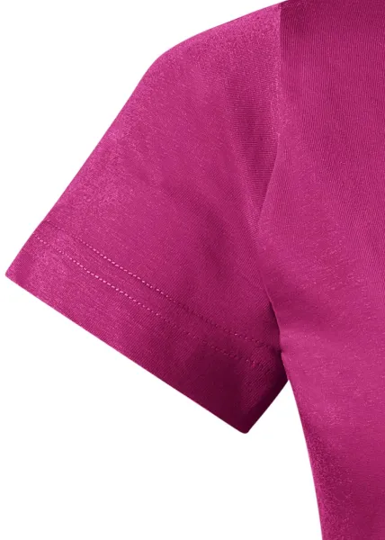 Damen einfaches T-Shirt - Klassische kurze Ärmel