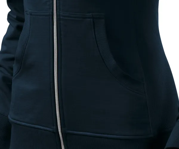 Damen Sweatshirt ohne Kapuze - Taschen im Känguru-Stil