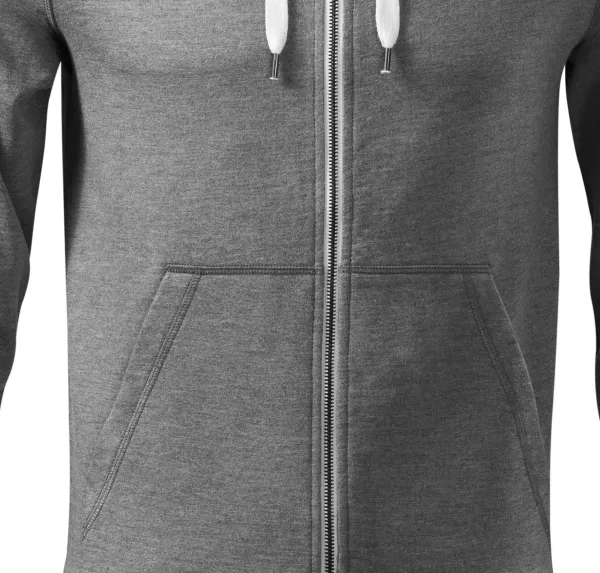 Kontrastiertes Herren-Sweatshirt mit Kapuze - Lockere Passform mit Seitennähten
