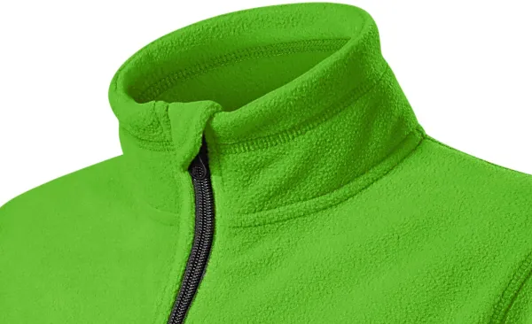 Fleece-Kontrastjacke für Kinder - Hochgestellter Kragen zum Schutz vor Kälte im Nacken