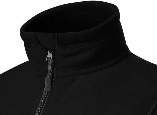 Damen Fleece-Kontrastjacke - Hochgestellter Kragen zum Schutz vor Kälte im Nacken