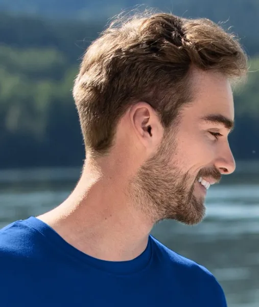 Modisches T-Shirt für Männer - Klassischer Rundhalsausschnitt