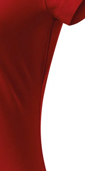 Slim Fit Damen T-Shirt mit V-Ausschnitt - Schnitt mit Seitennähten