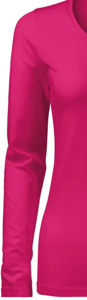 Eng anliegendes Damen-T-Shirt mit langen Ärmeln - Klassische lange Ärmel