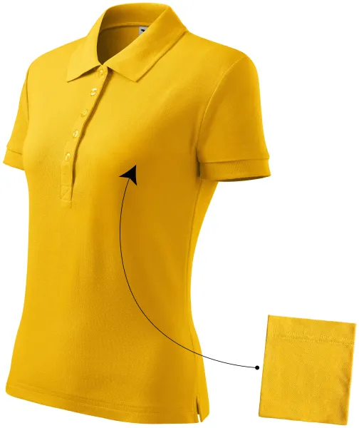 Damen einfaches Poloshirt - Separat verpackter Beutel