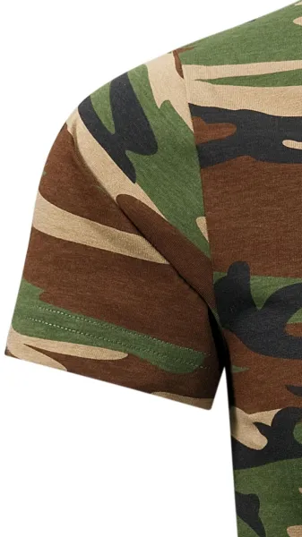 Tarnungs-T-Shirt - Klassische kurze Ärmel