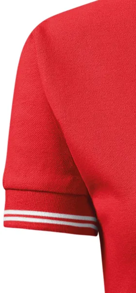 Kontrast-Poloshirt für Damen - Klassische kurze Ärmel