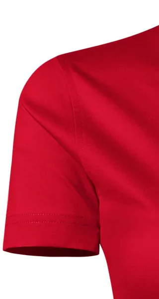 Damen elegantes mercerisiertes Poloshirt - Klassische Kurzarm