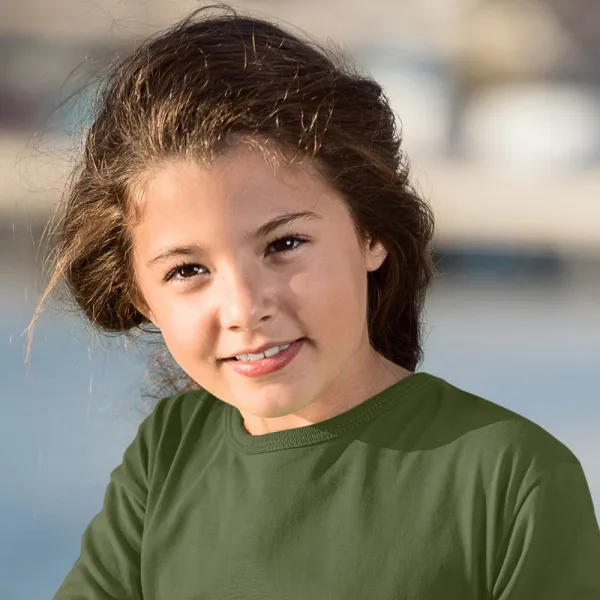 LangarmShirt für Kinder - Klassischer Rundhalsausschnitt