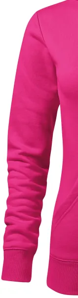 Damen Sweatshirt mit Kapuze ohne Reißverschluss - Klassische lange Ärmel