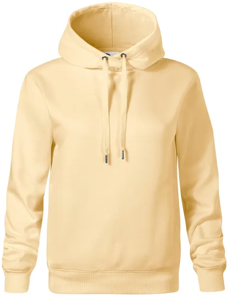 Bequemes Damen-Sweatshirt mit Kapuze - Damen-Sweatshirt ohne Reißverschluss und mit Kapuze