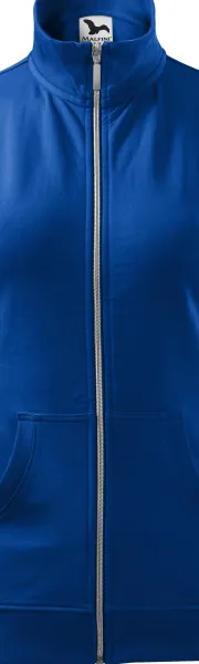 Damen Sweatshirt ohne Kapuze - Metallreißverschluss