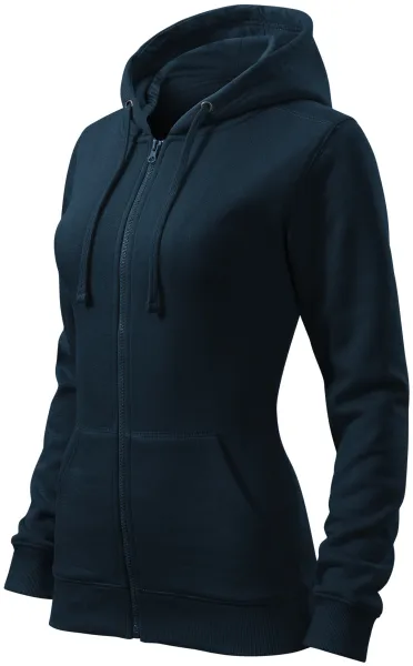 Damen Hoodie mit Kapuze - Damen-Sweatshirt mit Reißverschluss und Kapuze