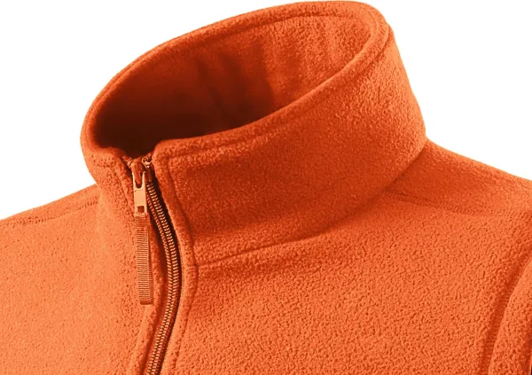 Klassische Fleeceweste - Hochgestellter Kragen zum Schutz vor Kälte im Nacken