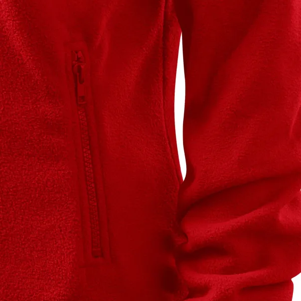 Damen Fleecejacke - Praktische Taschen mit Reißverschluss