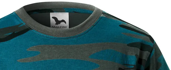 T-Shirt der Camouflage-Kinder - Klassischer Rundhalsausschnitt