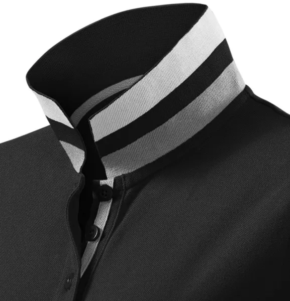 Damen Poloshirt mit Stehkragen - Kragen mit zwei Tragemöglichkeiten
