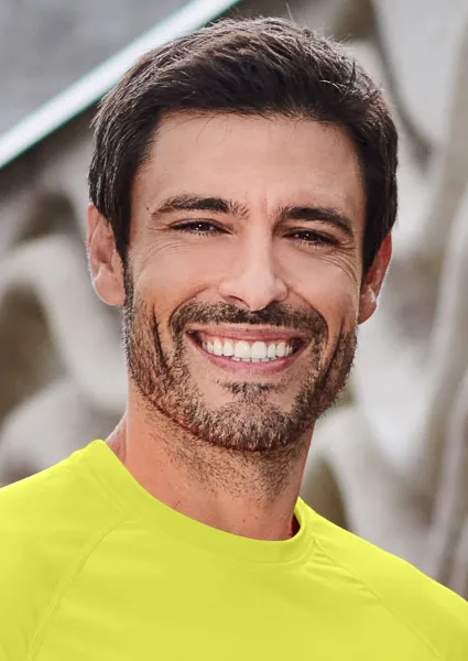 Sport-T-Shirt für Herren - Klassischer Rundhalsausschnitt