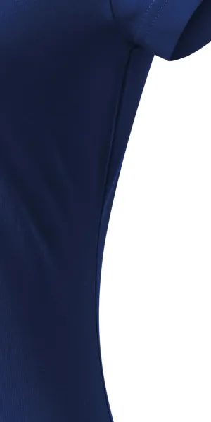 Slim Fit Damen T-Shirt mit V-Ausschnitt - Schnitt mit Seitennähten