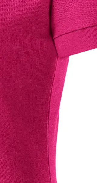 Damen eng anliegendes Poloshirt - Schnitt mit Seitennähten